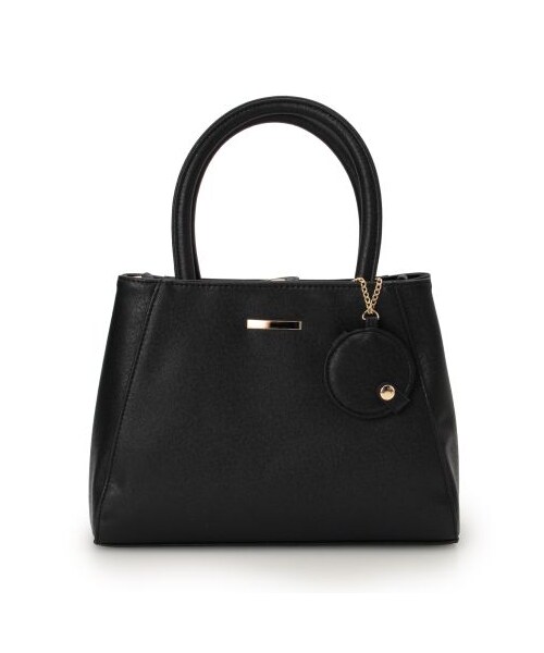 OZOC(オゾック)の「ミラーチャーム付き 2wayトートバッグ(トートバッグ・レディース・ピンク系/ホワイト/ブラック/ブルー系・00)」の3枚目の写真