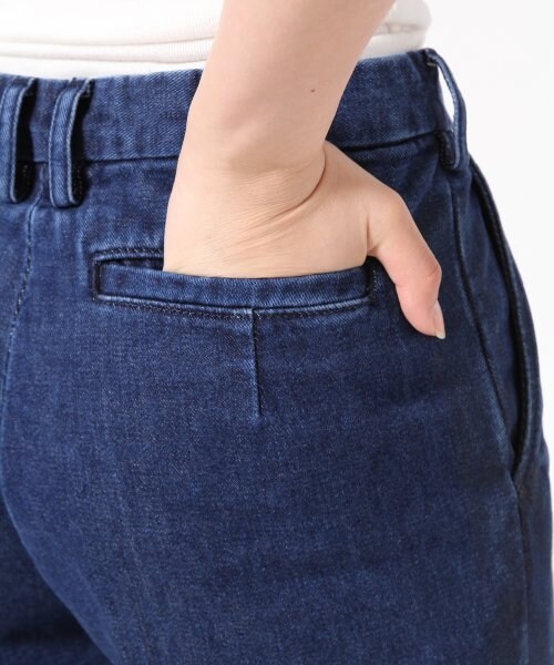 A part by(アパートバイ)の「Cデニムラインワイドパンツ(パンツ・レディース・ライトブルー/ブルー・M/L)」の10枚目の写真