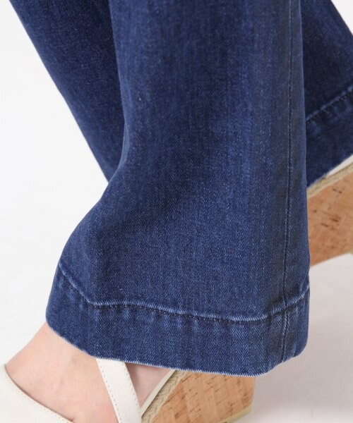 A part by(アパートバイ)の「Cデニムラインワイドパンツ(パンツ・レディース・ライトブルー/ブルー・M/L)」の9枚目の写真