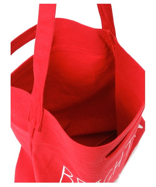 earth music&ecology（アースミュージックアンドエコロジー）の「・2Wayキャンバスバッグ（バッグ・ポーチ・レディース・アイボリー/ブラック/レッド/ブルー・F）」の9枚目の写真