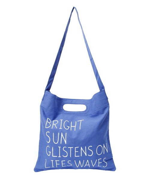 earth music&ecology（アースミュージックアンドエコロジー）の「・2Wayキャンバスバッグ（バッグ・ポーチ・レディース・アイボリー/ブラック/レッド/ブルー・F）」の3枚目の写真