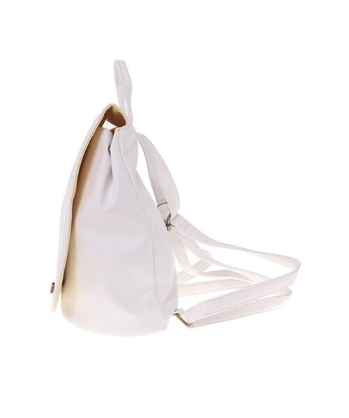 earth music&ecology（アースミュージックアンドエコロジー）の「・リボンリュック（バッグ・ポーチ・レディース・オフホワイト/ブラック・F）」の4枚目の写真