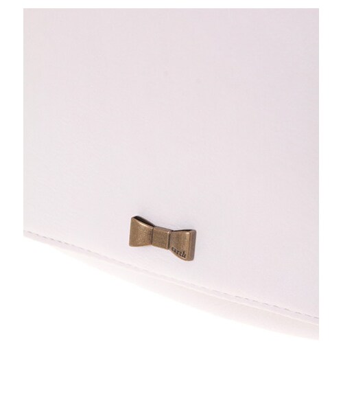 earth music&ecology（アースミュージックアンドエコロジー）の「・リボンリュック（バッグ・ポーチ・レディース・オフホワイト/ブラック・F）」の6枚目の写真