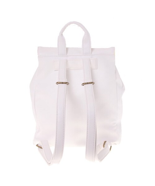 earth music&ecology（アースミュージックアンドエコロジー）の「・リボンリュック（バッグ・ポーチ・レディース・オフホワイト/ブラック・F）」の5枚目の写真