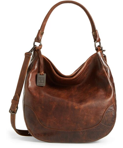 frye leather hobo bags