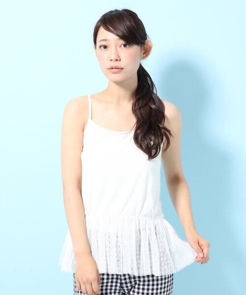 LOWRYS FARM(ローリーズファーム)の「レイヤードプルオーバーショートスリーブ(トップス・レディース・オフ/グレー・M/L)」の9枚目の写真