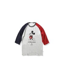 LIFUL MINIMAL GARMENTS. | LIFUL x DISNEY COLORBLOCK MICKEY RAGLAN(トップス)