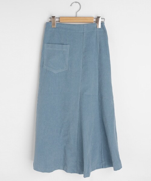 DHOLIC（ディーホリック）の「コーデュロイポケットスカート（スカート・レディース・ホワイト/ブラウン/ブルー・FREE）」の3枚目の写真