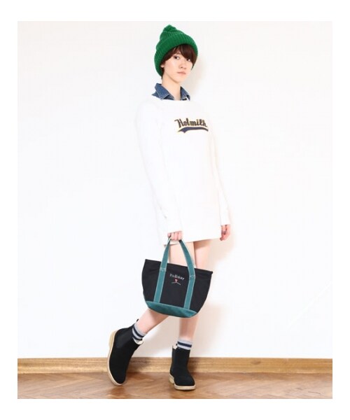 HOLIDAY（ホリデイ）の「【holiday WEB SHOP限定予約】holiday ZIP TOTE S（バッグ・レディース・WHITE/REDxNAY/BLKxGRN・ONE SIZE）」の19枚目の写真