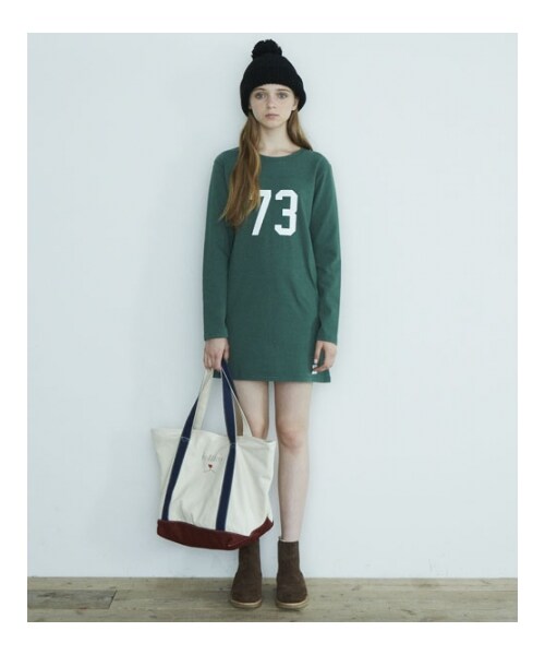 HOLIDAY(ホリデイ)の「holiday ZIP TOTE M(バッグ・レディース・WHITE/REDxNAY/BLKxGRN・ONE SIZE)」の15枚目の写真