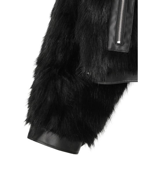 美品】PAMEO POSE ファーライダース Minuet Cat Coat