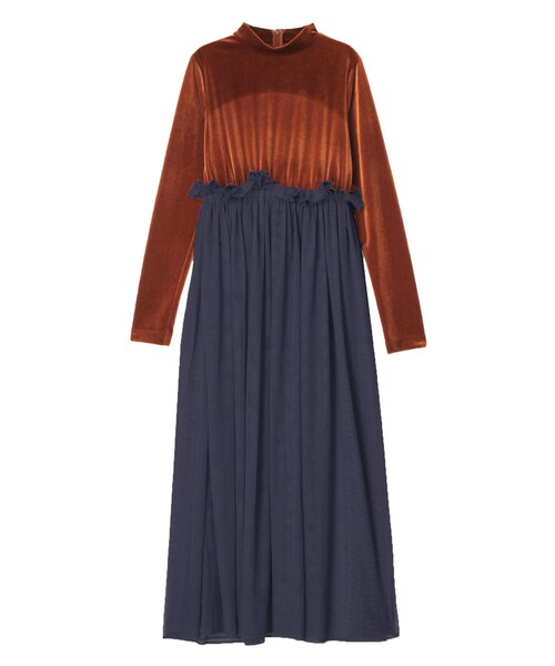 PAMEO POSE（パメオポーズ）の「Velour Ball Dress（ワンピース）」 - WEAR
