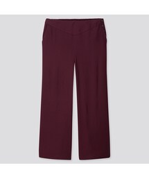 UNIQLO | レーヨンワイドアンクルパンツ(その他パンツ)
