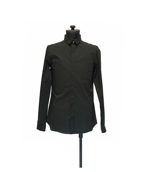 QL MansionMaker（キューエル　マンションメーカー）の「STANDARD R/COLLAR SH（シャツ/ブラウス・メンズ・ネイビー/ホワイト/ブラック・44/46）」の3枚目の写真