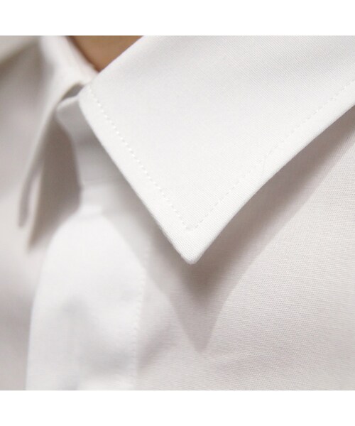 QL MansionMaker（キューエル　マンションメーカー）の「STANDARD R/COLLAR SH（シャツ/ブラウス・メンズ・ネイビー/ホワイト/ブラック・44/46）」の5枚目の写真