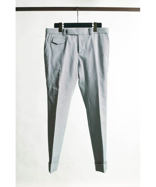 GalaabenD(ガラアーベント)の「ハウンドトゥースドビーチェックパンツ(その他パンツ・メンズ・ネイビー・S/M)」の1枚目の写真