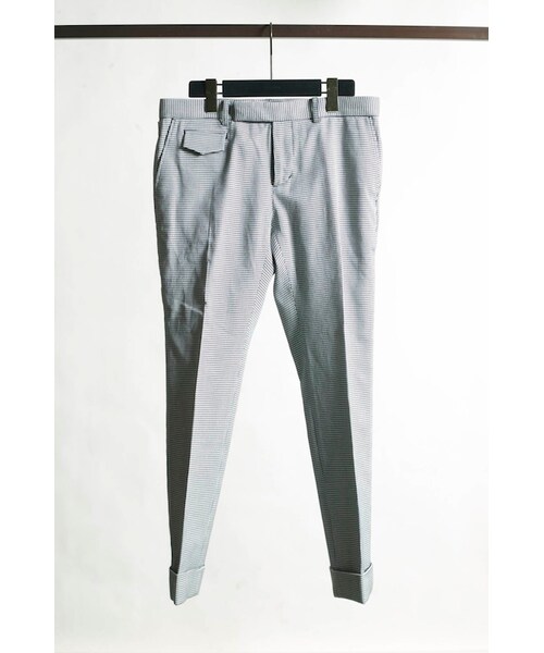 GalaabenD(ガラアーベント)の「ハウンドトゥースドビーチェックパンツ(その他パンツ・メンズ・ネイビー・S/M)」の2枚目の写真