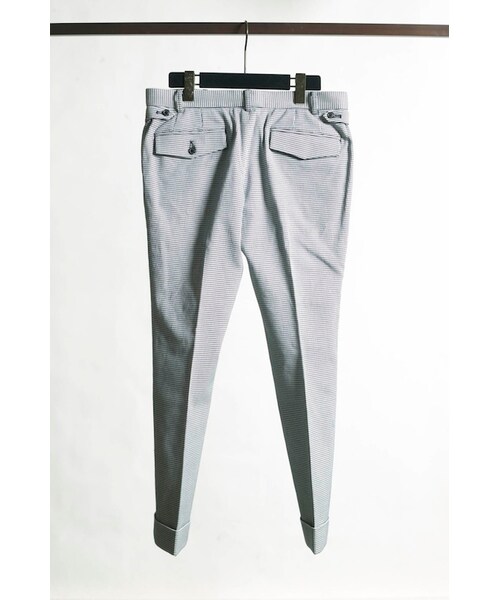 GalaabenD(ガラアーベント)の「ハウンドトゥースドビーチェックパンツ(その他パンツ・メンズ・ネイビー・S/M)」の3枚目の写真