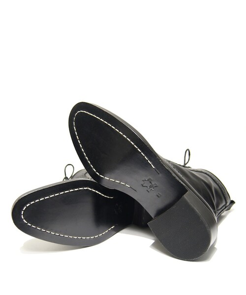 GalaabenD（ガラアーベント）の「Basic COWスキン WING TIP LACE-UP BOOTS（ブーツ・メンズ・ブラック・M (26cm～26.5cm)）」の4枚目の写真