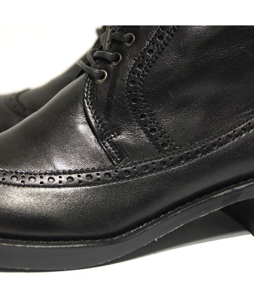 GalaabenD（ガラアーベント）の「Basic COWスキン WING TIP LACE-UP BOOTS（ブーツ・メンズ・ブラック・M (26cm～26.5cm)）」の6枚目の写真