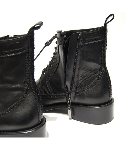 GalaabenD（ガラアーベント）の「Basic COWスキン WING TIP LACE-UP BOOTS（ブーツ・メンズ・ブラック・M (26cm～26.5cm)）」の8枚目の写真