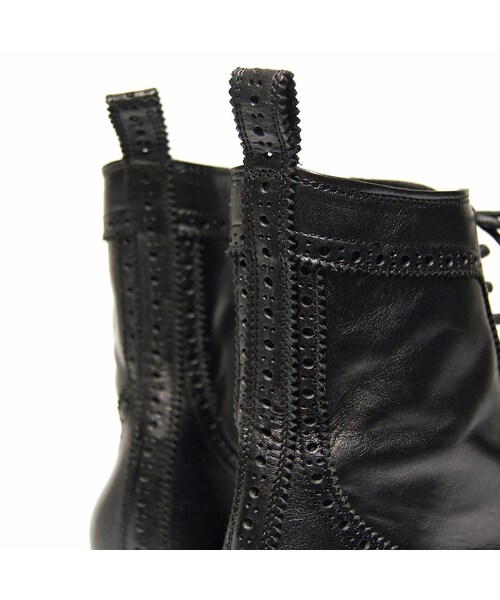 GalaabenD（ガラアーベント）の「Basic COWスキン WING TIP LACE-UP BOOTS（ブーツ・メンズ・ブラック・M (26cm～26.5cm)）」の9枚目の写真