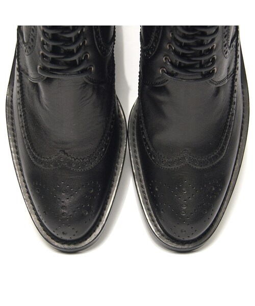 GalaabenD（ガラアーベント）の「Basic COWスキン WING TIP LACE-UP BOOTS（ブーツ・メンズ・ブラック・M (26cm～26.5cm)）」の10枚目の写真