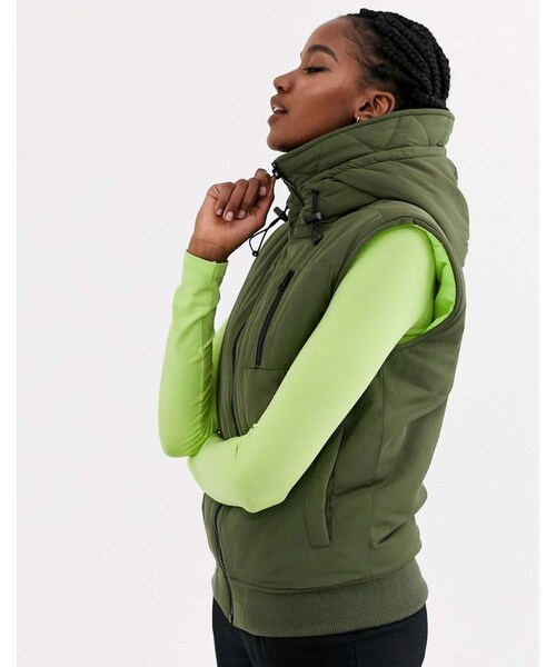 asos（エイソス）の「Asos Design ASOS DESIGN hooded contrast vest jacket in