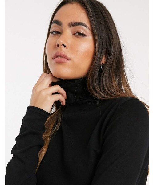 stradivarius（ストラディバリウス）の「Stradivarius basic turtleneck in black（ニット/セーター・レディース・Black・S/M）」の3枚目の写真