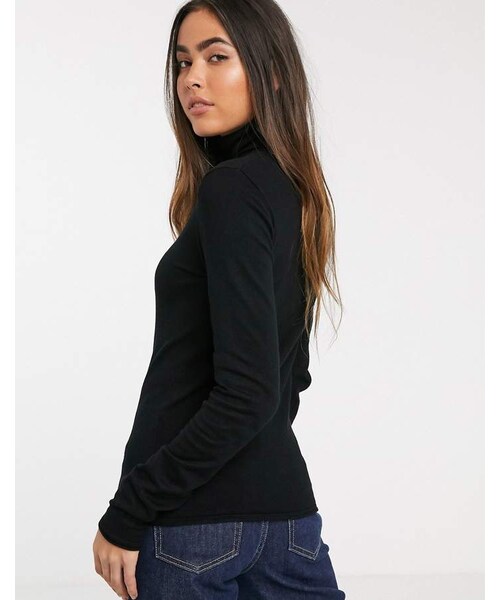 stradivarius（ストラディバリウス）の「Stradivarius basic turtleneck in black（ニット/セーター・レディース・Black・S/M）」の4枚目の写真
