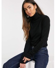 stradivarius | Stradivarius basic turtleneck in black(ニット/セーター)