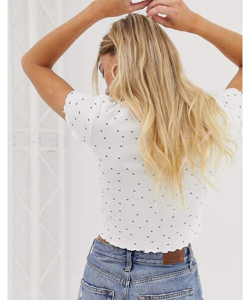★ドイツ発*BERSHKA*新作*FLORALプリント半袖シャツ/WB★ UNISEX エンブロイダリーカイキンシャツ – BUNNY APARTMENT