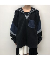 BALMUNG（バルムング）の「BALMUNG /デニムセーラー/ black