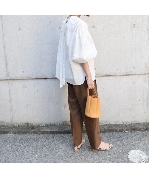 no brand(ノーブランド)の「バックリボンバルーンスリーブBL(シャツ/ブラウス・レディース・その他)」の3枚目の写真