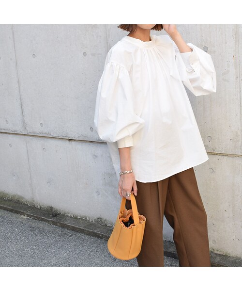 no brand(ノーブランド)の「バックリボンバルーンスリーブBL(シャツ/ブラウス・レディース・その他)」の6枚目の写真