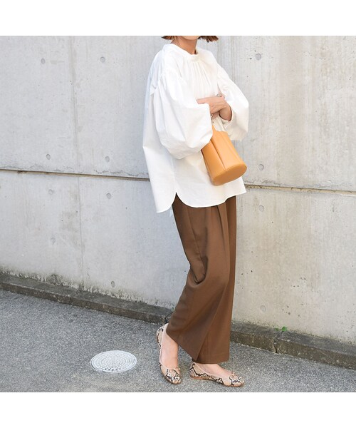 no brand(ノーブランド)の「バックリボンバルーンスリーブBL(シャツ/ブラウス・レディース・その他)」の5枚目の写真