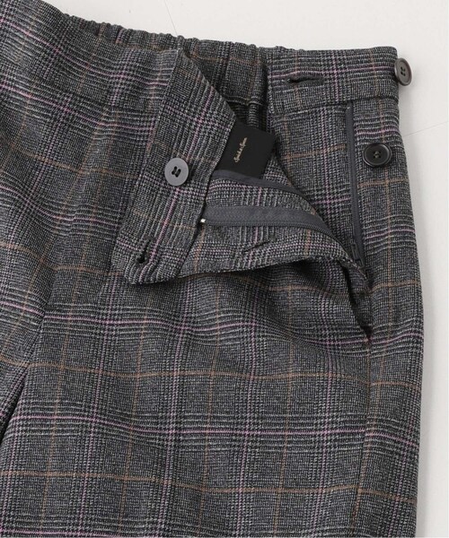 Spick & Span(スピックアンドスパン)の「サイドボタンチェックパンツ2◆(パンツ・ブラックベース/34/在庫あり/36/38)」の19枚目の写真