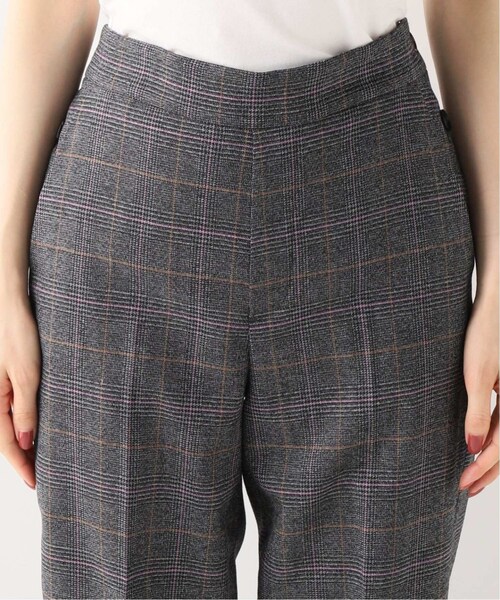 Spick & Span(スピックアンドスパン)の「サイドボタンチェックパンツ2◆(パンツ・ブラックベース/34/在庫あり/36/38)」の14枚目の写真