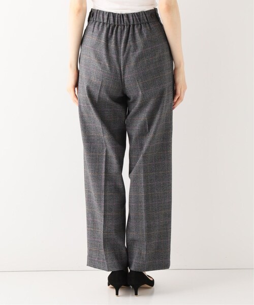Spick & Span(スピックアンドスパン)の「サイドボタンチェックパンツ2◆(パンツ・ブラックベース/34/在庫あり/36/38)」の13枚目の写真