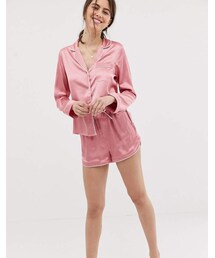 Asos Design ASOS DESIGN mix & match satin pyjama short