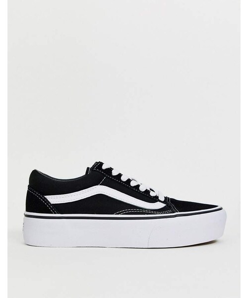 VANS（バンズ）の「Vans Old Skool black platform sneakers（その他シューズ・レディース・Black・Us 5/Us 5.5/Us 6/Us 6.5/Us 7/Us 7.5/Us 8/Us 8.5/Us 10.5/Us 9.5/Us 10）」の2枚目の写真