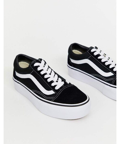 VANS（バンズ）の「Vans Old Skool black platform sneakers（その他シューズ・レディース・Black・Us 5/Us 5.5/Us 6/Us 6.5/Us 7/Us 7.5/Us 8/Us 8.5/Us 10.5/Us 9.5/Us 10）」の3枚目の写真