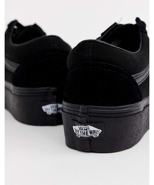 VANS（バンズ）の「Vans Old Skool triple black platform sneakers（その他シューズ・レディース・Black・Us 5/Us 5.5/Us 6/Us 6.5/Us 7/Us 7.5/Us 8/Us 10.5/Us 9.5/Us 10）」の3枚目の写真