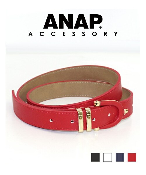 Anap アナップ の ゴールドw留め具シンプルベルト その他 Wear