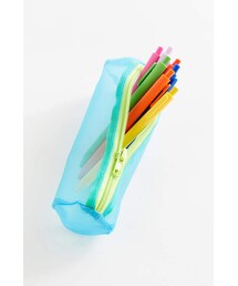 Urban Outfitters Mesh Colorblock Pencil Case