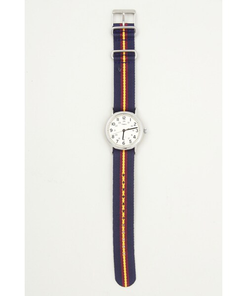 TIMEX（タイメックス）の「WEEKENDER SLIP THRU（アクセサリー・メンズ・Blue/Gold/Maroon）」の2枚目の写真