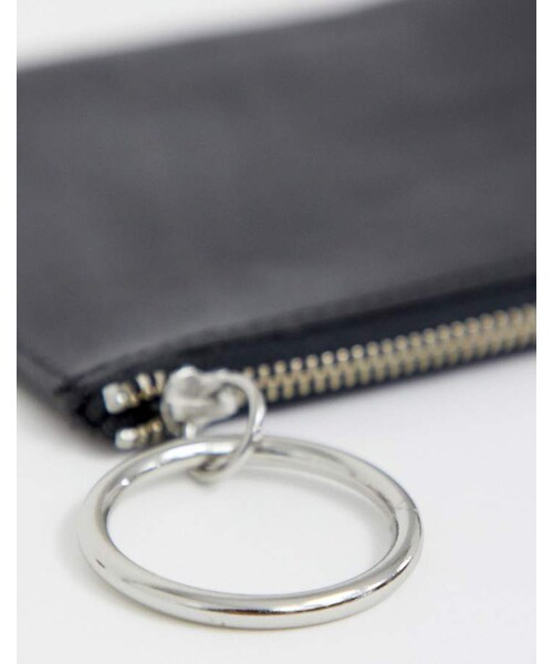 French Connection （）の「French Connection Oakley leather ladies' wallet with circle zip puller