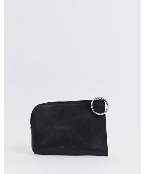 French Connection （）の「French Connection Oakley leather ladies' wallet with circle zip puller