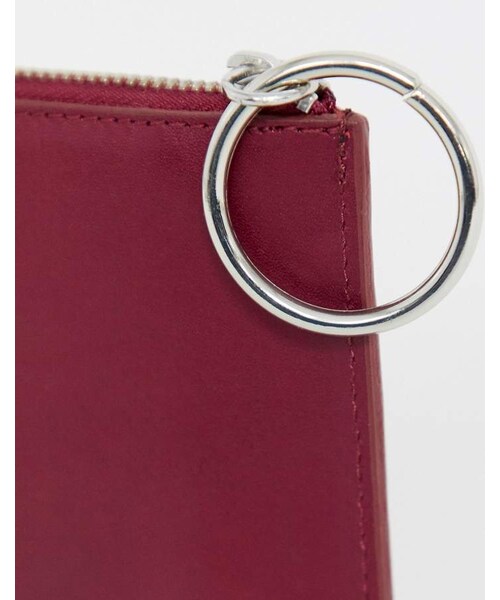 French Connection（）の「French Connection Oakley leather ladies' wallet with circle zip puller