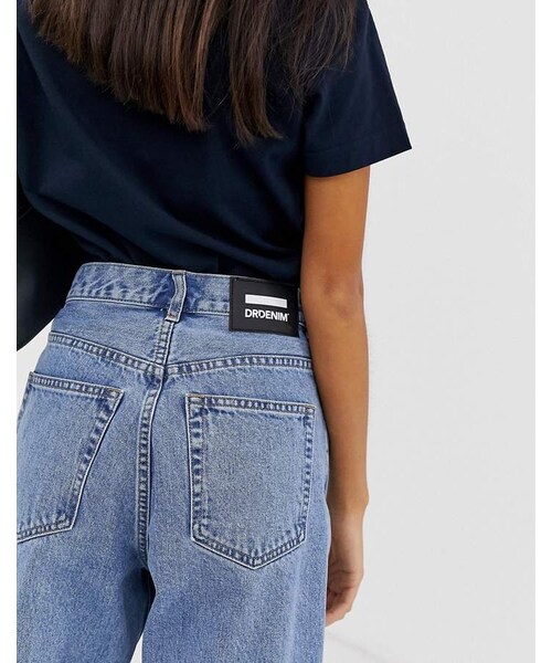 DR.DENIM(ドクターデニム)の「Dr Denim Nora super high rise mom jean(デニムパンツ・レディース・Blue・W29 L30)」の4枚目の写真